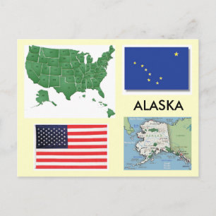 Alaska, USA Postcard