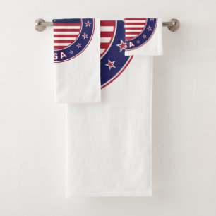 Alaska, USA States Bath Towel Set