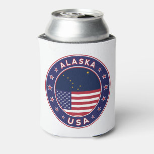 Alaska, USA States Can Cooler