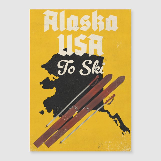 Alaska USA To Ski (Front)