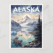 Alaska USA Vintage Travel