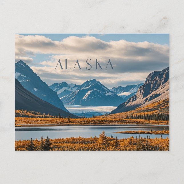 alaska view postcard (Front)