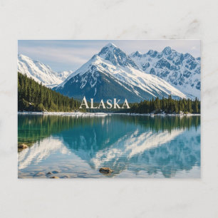 alaska view postcard