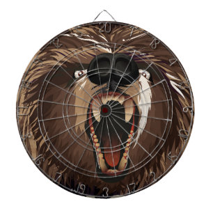 Alaska vintage travel poster dartboard