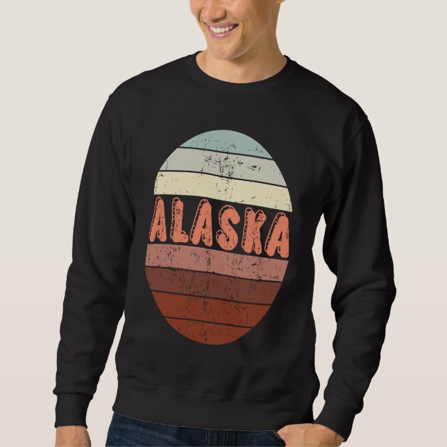 Alaska Waikiki Beach Sunset 4 Sweatshirt (Front)