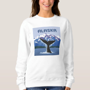Alaska   Whale Tale Sweatshirt
