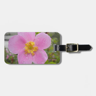 Alaska Wild Rose Luggage Tag