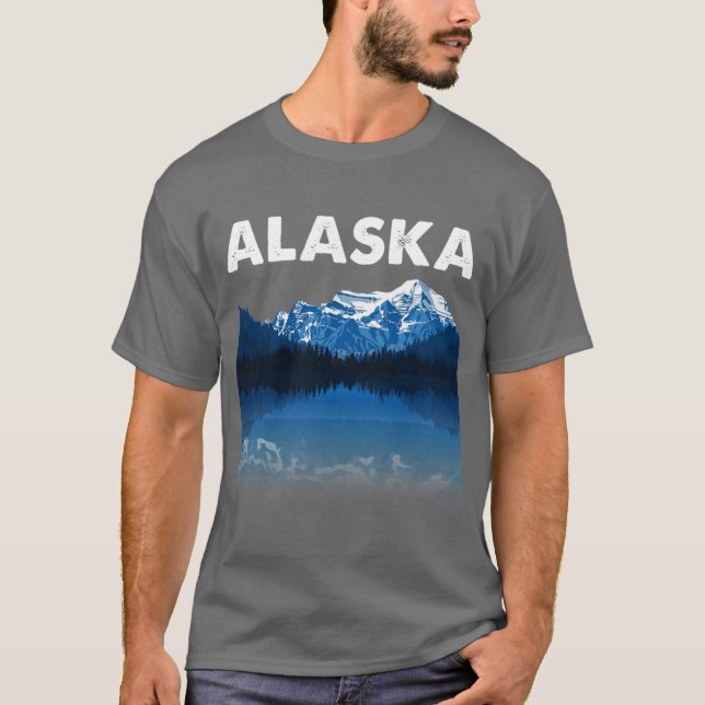 Alaska Wilderness Funny Alaskan T-Shirt (Front)