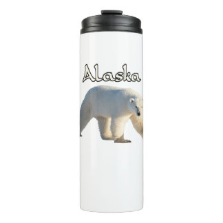 Alaska Wildlife Polar Bear Thermol Tumbler