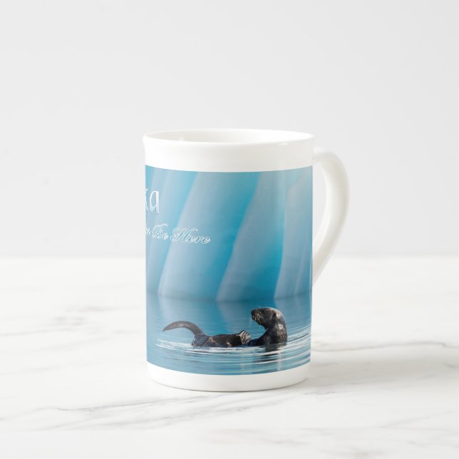 Alaska-You Otter Be Here Bone China Mug (Front Right)