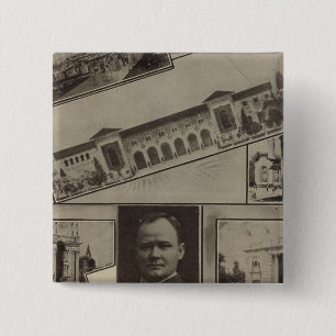 Alaska-Yukon Pacific Exposition, Seattle, 1909 15 Cm Square Badge