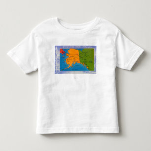 AlaskaGreetings From Alaska Map Toddler T-Shirt