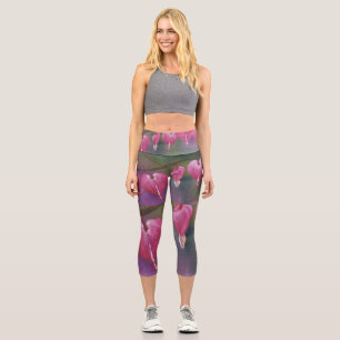 Alaskan Bleeding Hearts High Waisted Capris