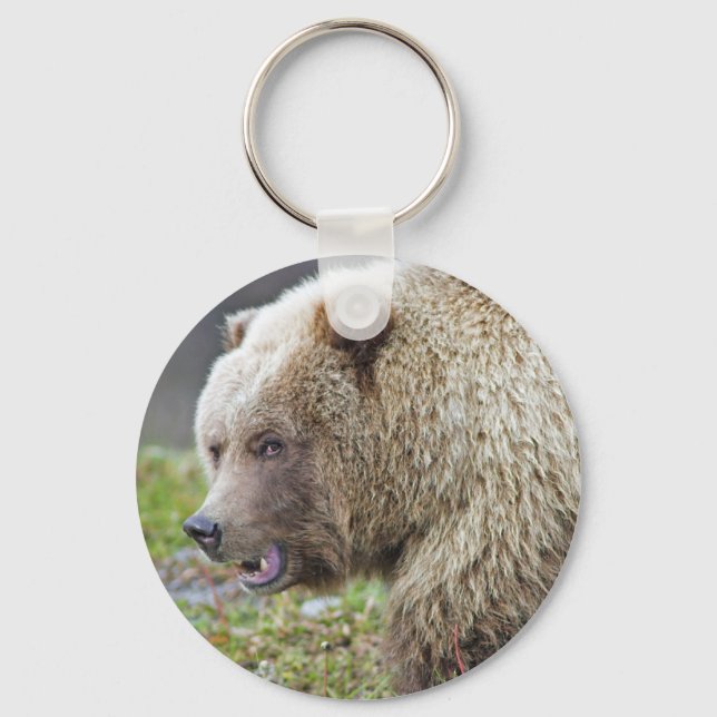 Alaskan Brown Bear Key Ring (Front)