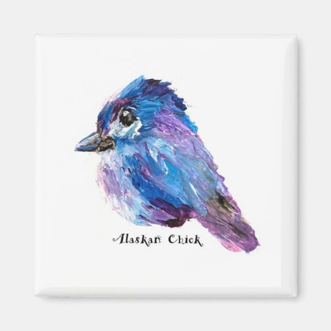 Alaskan Chick Magnet (Front)