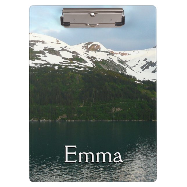 Alaskan Coast at Dusk Clipboard (Front)