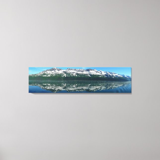 Alaskan Coastline Beautiful Nature Photography Canvas Print (Front)