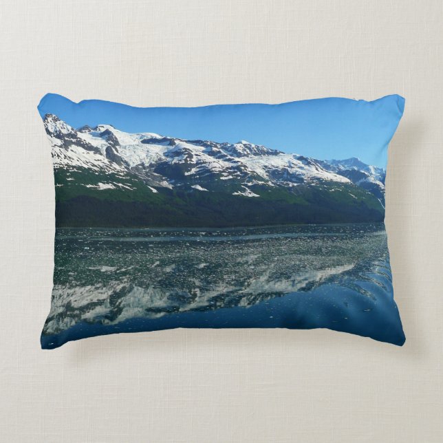 Alaskan Coastline Beautiful Nature Photography Decorative Cushion (Front)