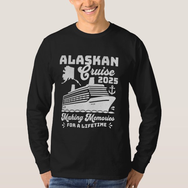 Alaskan Cruise 2025 Matching Family Group Vacation T-Shirt (Front)