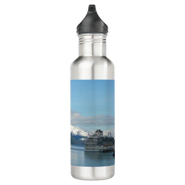 Alaskan Cruise Vacation Travel Photography 710 Ml Water Bottle (Right)