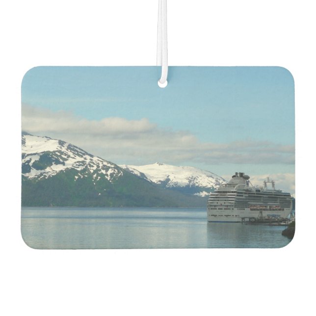 Alaskan Cruise Vacation Travel Photography Car Air Freshener (Front)