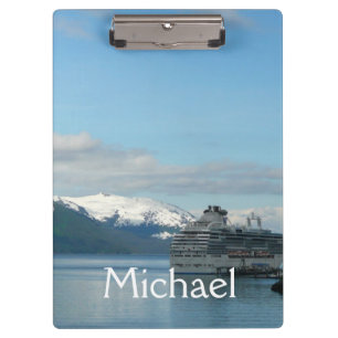 Alaskan Cruise Vacation Travel Photography Clipboard