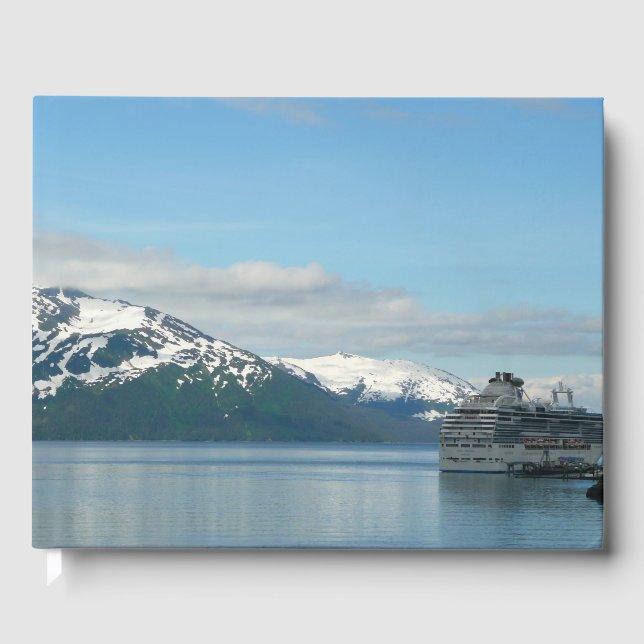 Alaskan Cruise Vacation Travel Photography Guest Book (Front)