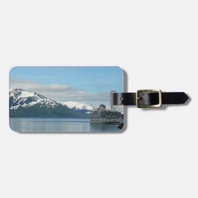 Alaskan Cruise Vacation Travel Photography Luggage Tag (Front Horizontal)