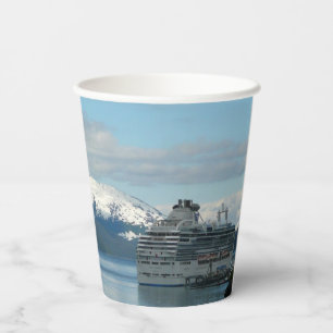 Alaskan Cruise Vacation Travel Photography Paper Cups