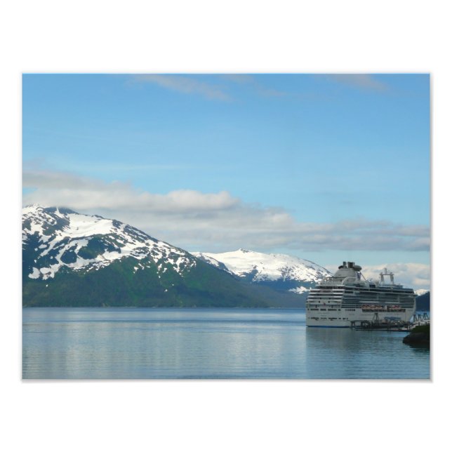 Alaskan Cruise Vacation Travel Photography Photo Print (Front)