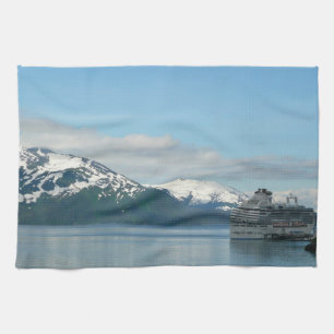 Alaskan Cruise Vacation Travel Photography Tea Towel