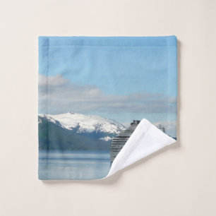 Alaskan Cruise Vacation Travel Photography Wash Cloth