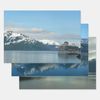 Alaskan Cruise Vacation Travel Photography Wrapping Paper Sheet