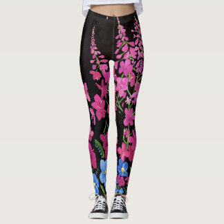 Alaskan Exuberance Fireweed Leggings