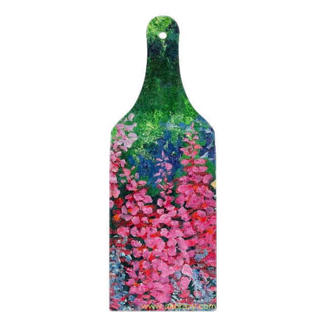 Alaskan Fireweed Glass Cutting Board (Front)