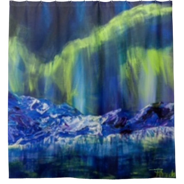 Alaskan Glacier Shower Curtain (Front)
