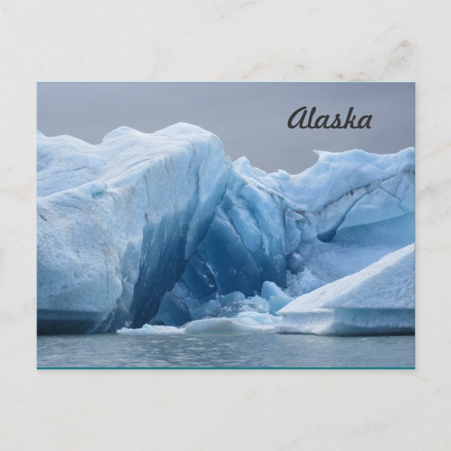 Alaskan Iceberg Postcard (Front)