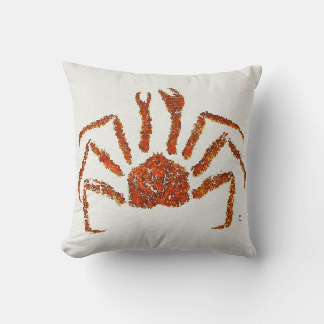 Alaskan King Crab - Poly 16" x 16" Pillow (Front)