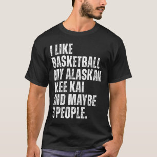 Alaskan Klee Kai Dog Owner Sketll Lover Funny T-Shirt