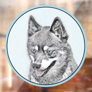 Alaskan Klee Kai Painting - Cute Original Dog Art