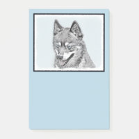 Alaskan Klee Kai Painting - Cute Original Dog Art