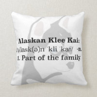 Alaskan Klee Kai Pillow