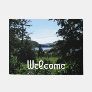 Alaskan Landscape Beautiful Alaska Photography Doormat