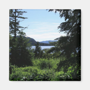 Alaskan Landscape Beautiful Alaska Photography Magnet