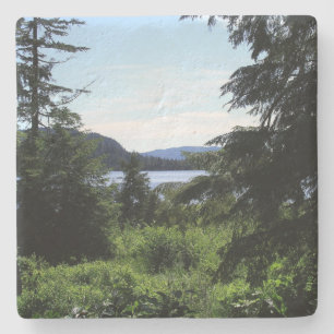 Alaskan Landscape Beautiful Alaska Photography Stone Coaster