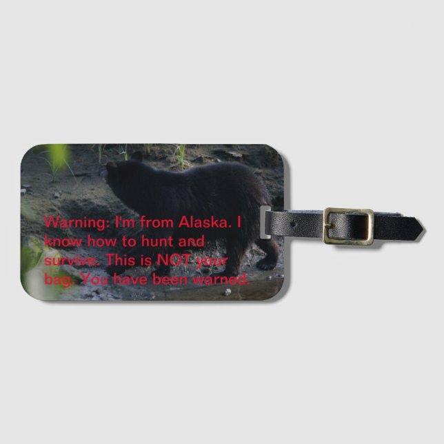 Alaskan Luggage Tag (Front Horizontal)