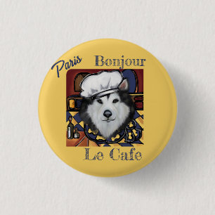 Alaskan Malamute 3 Cm Round Badge