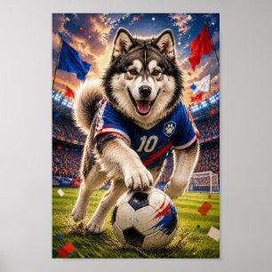 Alaskan Malamute Championship Spirit Poster