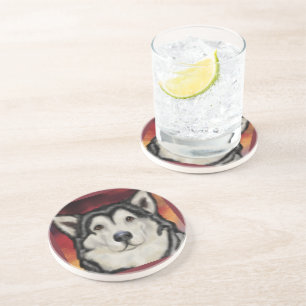 Alaskan Malamute Coaster