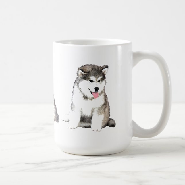 Alaskan Malamute Coffee Mug (Right)